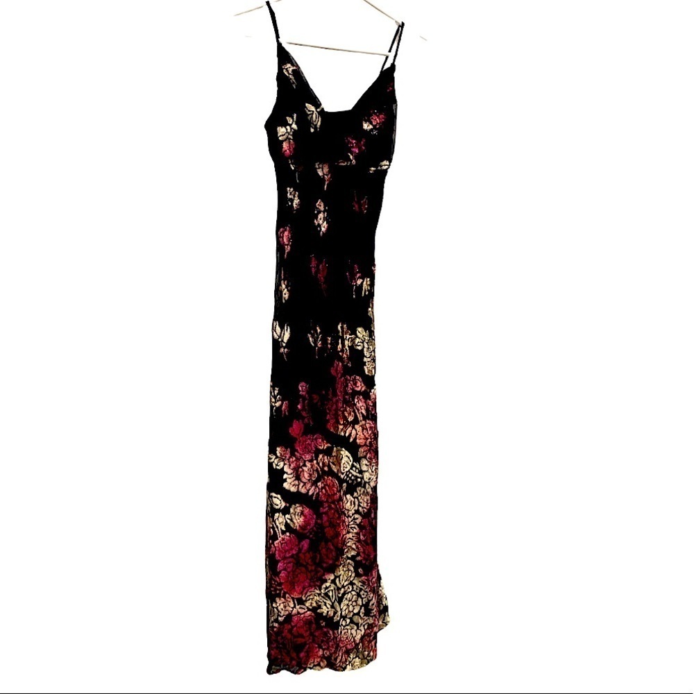 Maria Bonita black floral dress
